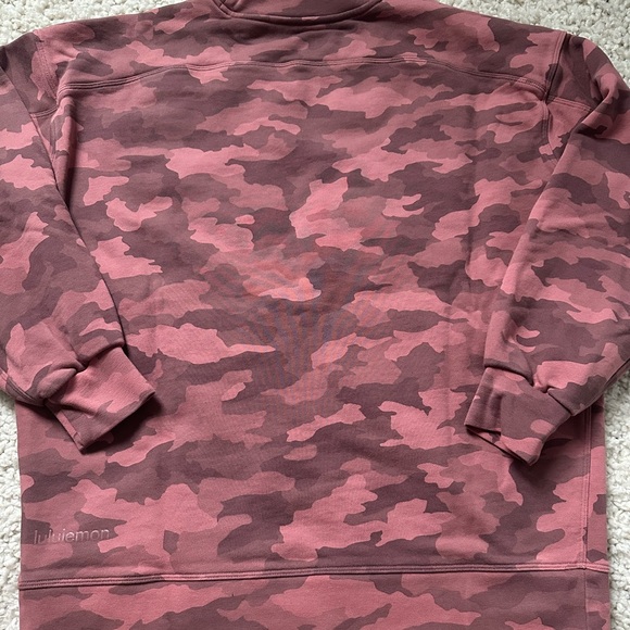 Lululemon Perfectly Oversized Crew Heritage 365 Camo Brier Rose Multi - Picture 4 of 5